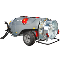 Atomiseur traîné Gray T Car 1500/80 avec attelage pour tracteur pour pulvérisation - Capacité 1500L - Pompe AR1064
