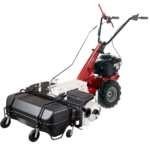 Balayeuse de 88 cm avec bac de ramassage Eurosystems Minieffe M150, balayeuse thermique