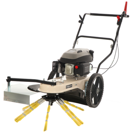 Balayeuse en acier avec moteur thermique à poussée BlackStone WYT 60-173 - Moteur 173 cm3