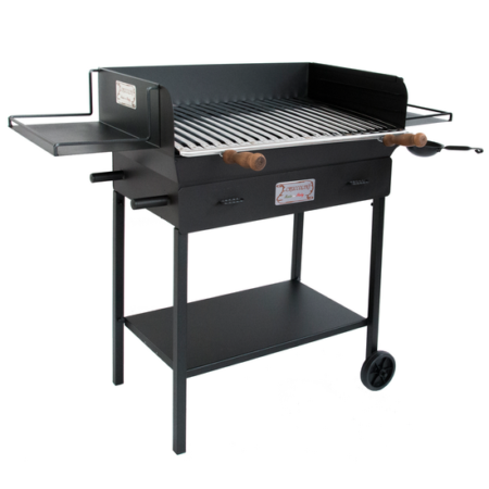 Cruccolini Fuocone Inox - Barbecue à bois et charbon en fer artisanal