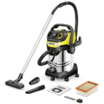 Karcher WD 7 Control P S 30/6/35/T - Aspirateur eau et poussières - Cuve inox 30 L - 1400 W
