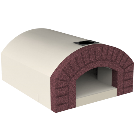 Linea VZ Capri - Four à bois encastrable avec plan de cuisson 72x70 cm - Capacité de cuisson 3 pizzas
