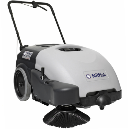 Nilfisk SW750 - Balayeuse autotractée à batterie avec bac de ramassage 12V - 46Ah
