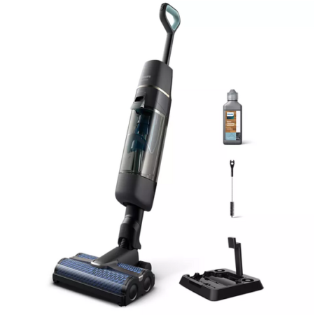 Philips AquaTrio 7000 XW7110/01 - Nettoyeur de sols à batterie - 3 en 1 : lave, sèche et aspire