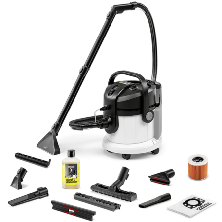 Karcher SE 4 Plus - Nettoyeur de moquettes - Aspirateur à liquides - Bidon d'eau propre / sale 4 l - 1000 W