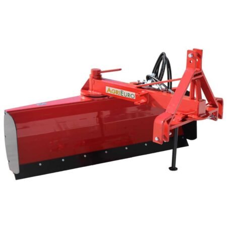 Niveleuse hydraulique à tracteur AgriEuro LLP180 - Série Lourde - Pivot d'attelage et lame rotatifs